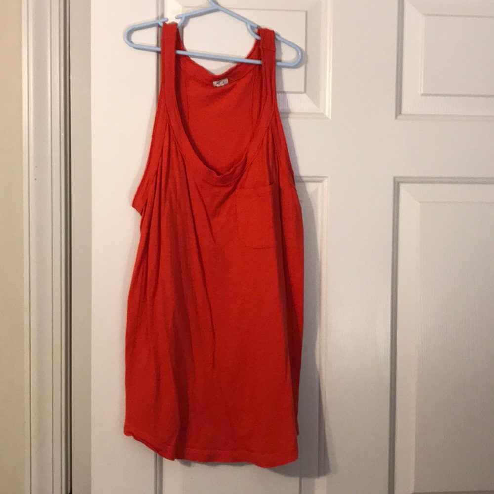 Orange red Jcrew tank top!